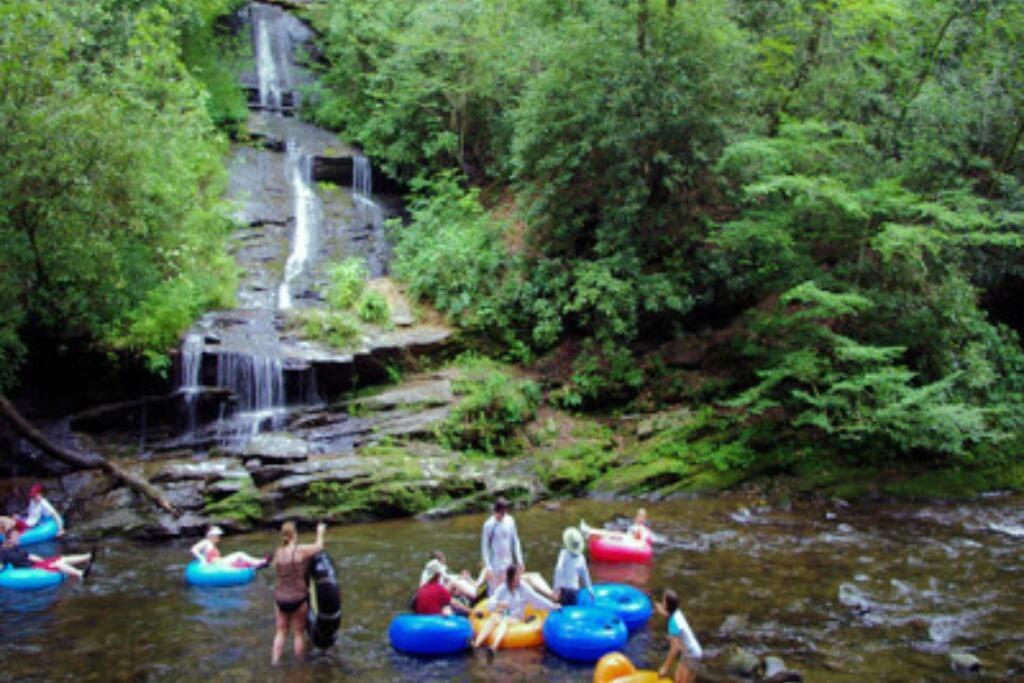 הוילה ברייסון סיטי Honeymoon Getaway In Woods Near Noc And Smoky Mtn Rr מראה חיצוני תמונה