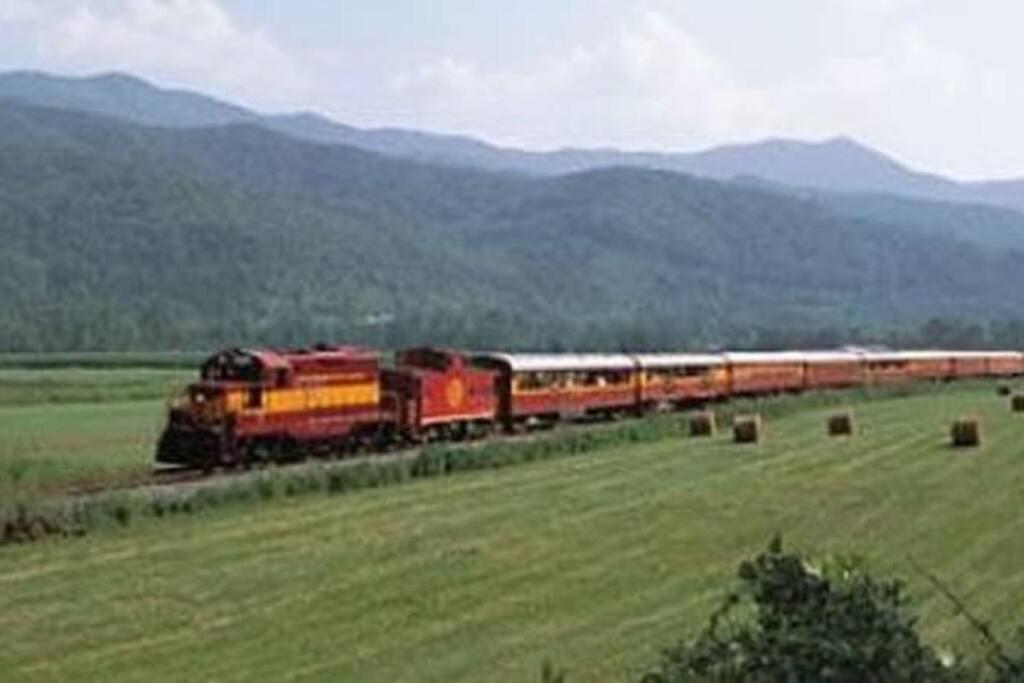 הוילה ברייסון סיטי Honeymoon Getaway In Woods Near Noc And Smoky Mtn Rr מראה חיצוני תמונה
