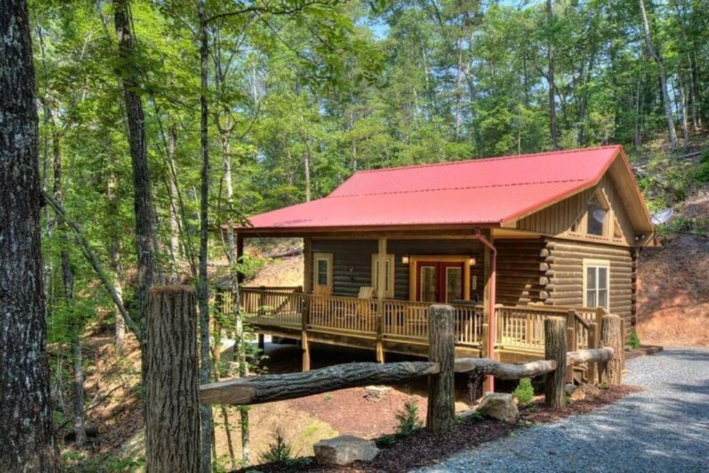 הוילה ברייסון סיטי Honeymoon Getaway In Woods Near Noc And Smoky Mtn Rr מראה חיצוני תמונה